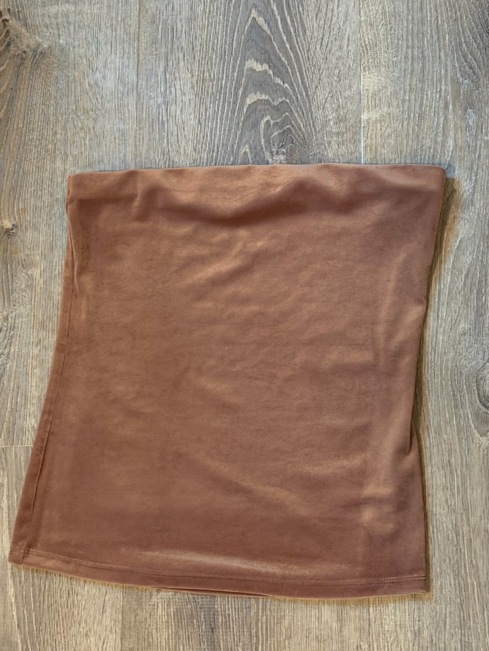 Express One Eleven Mocha Brown Velour Tube Top – Size Small - Picture 5 of 6